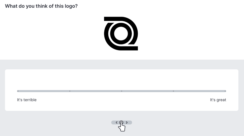 research question gathers quantitative data logo slider scale example