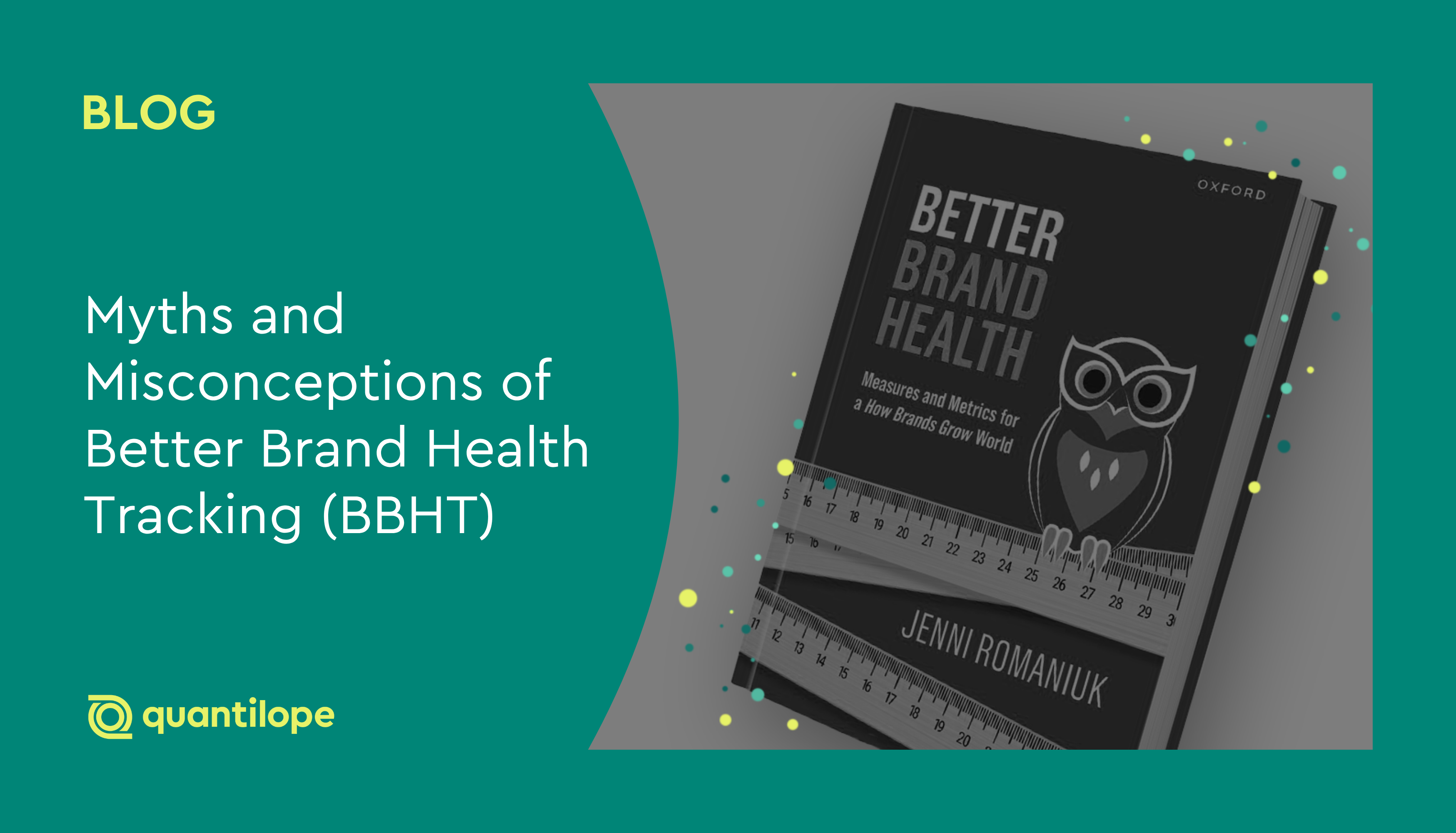 green blog background with black and white image of Better Brand Health book 