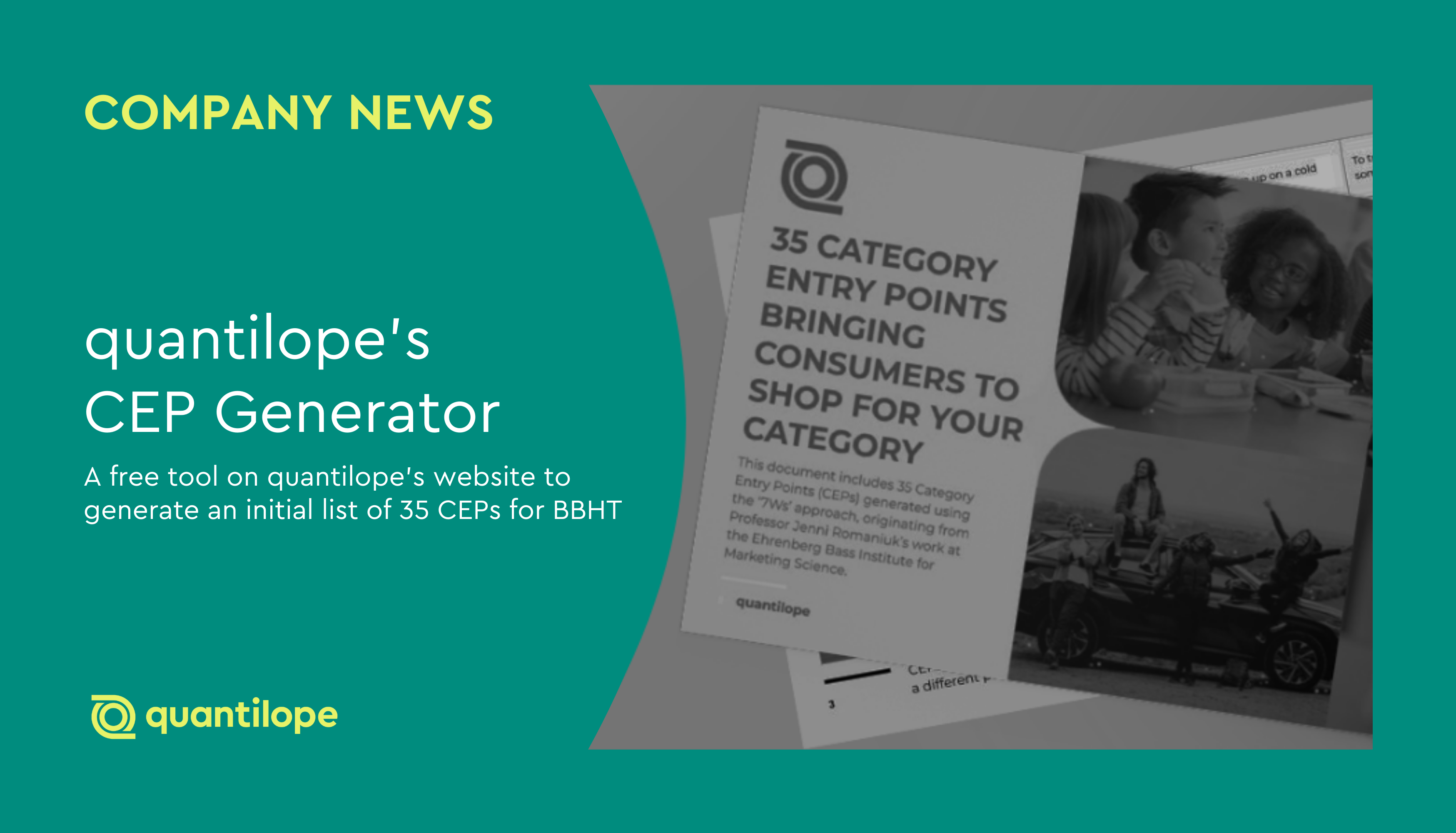 quantilope's CEP Generator PDF preview