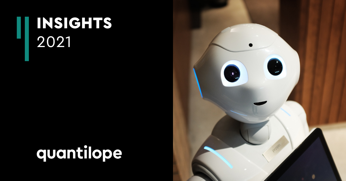 Robot with human features