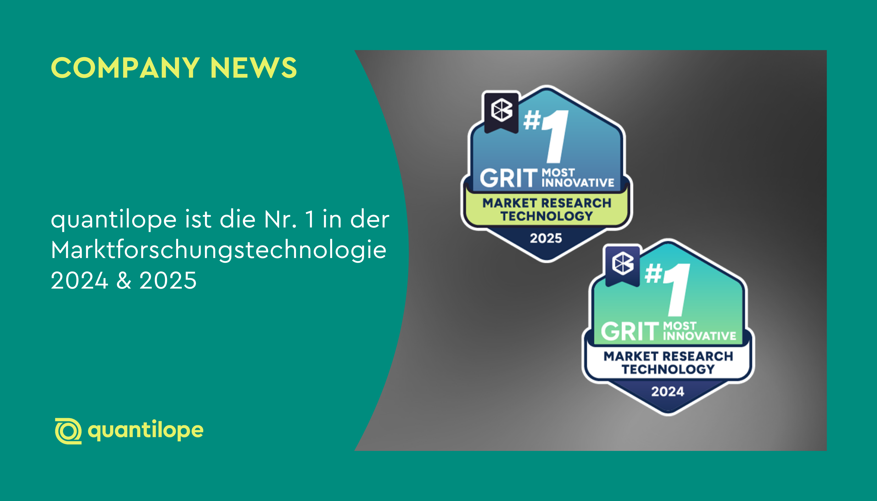 quantilope festigt seine Position als führender Anbieter für Marktforschungstechnologie!