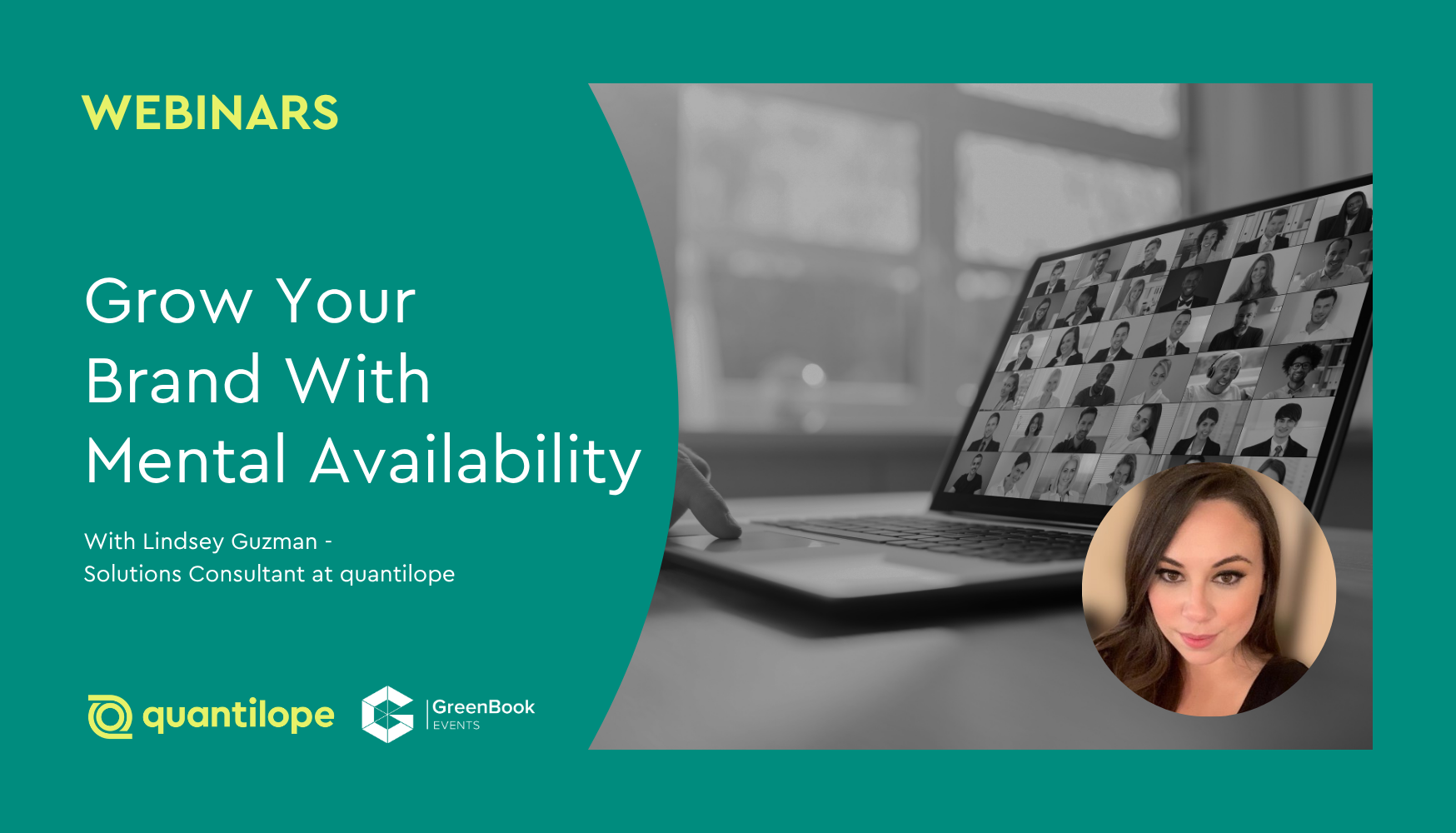 On-Demand Webinar - quantilope & GreenBook Showcase: Grow with Mental Availability Banner Image
