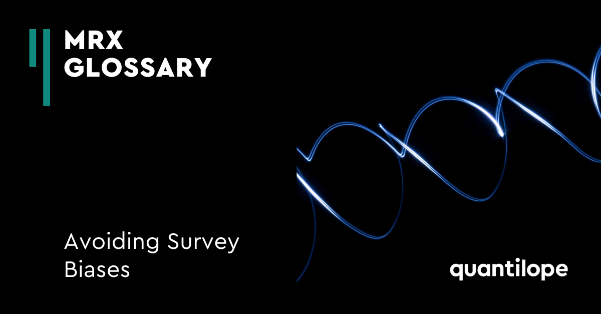 mrx glossary avoiding survey biases