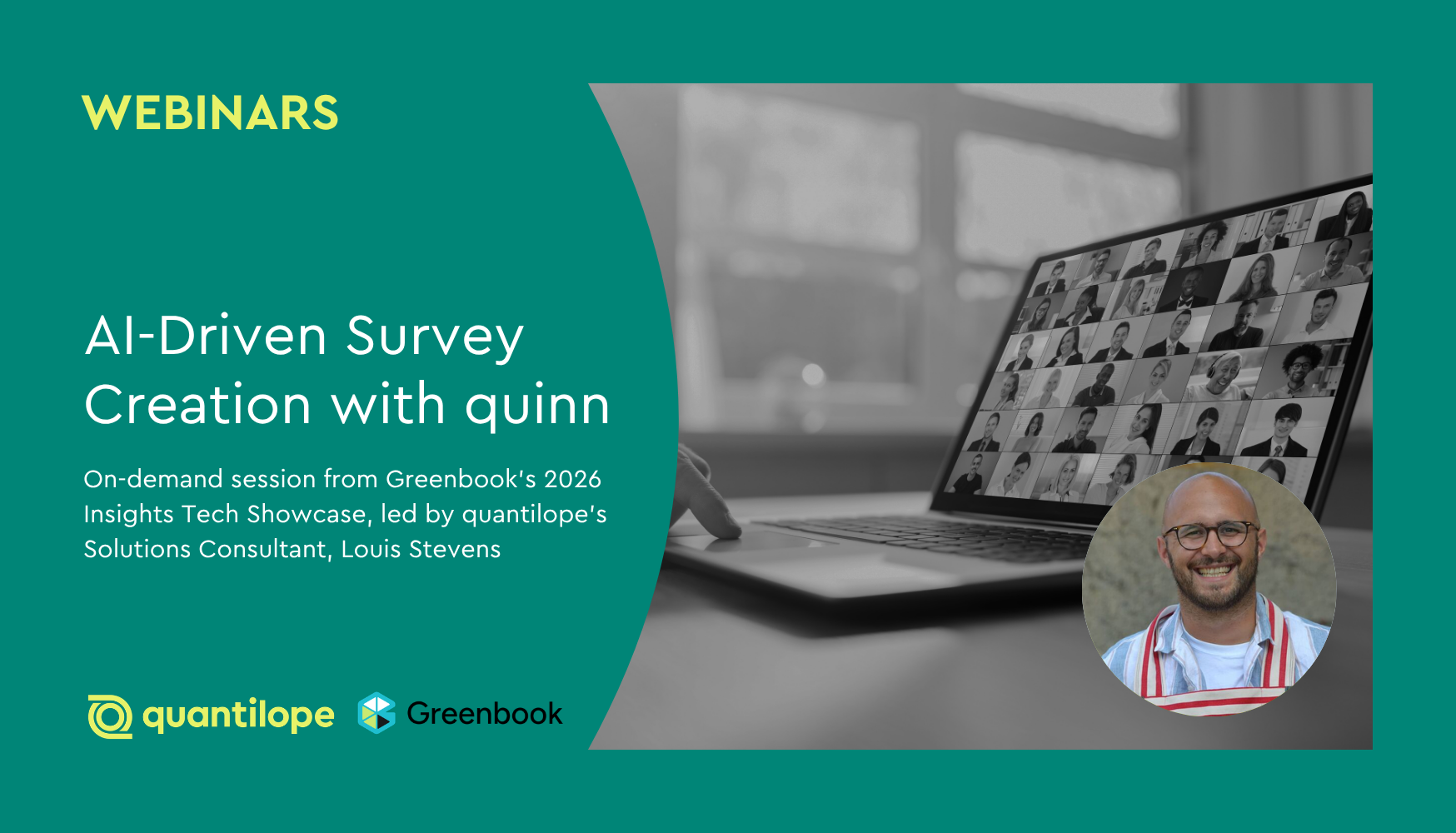 On-Demand Webinar: AI-Driven Survey Creation with quantilope’s quinn!