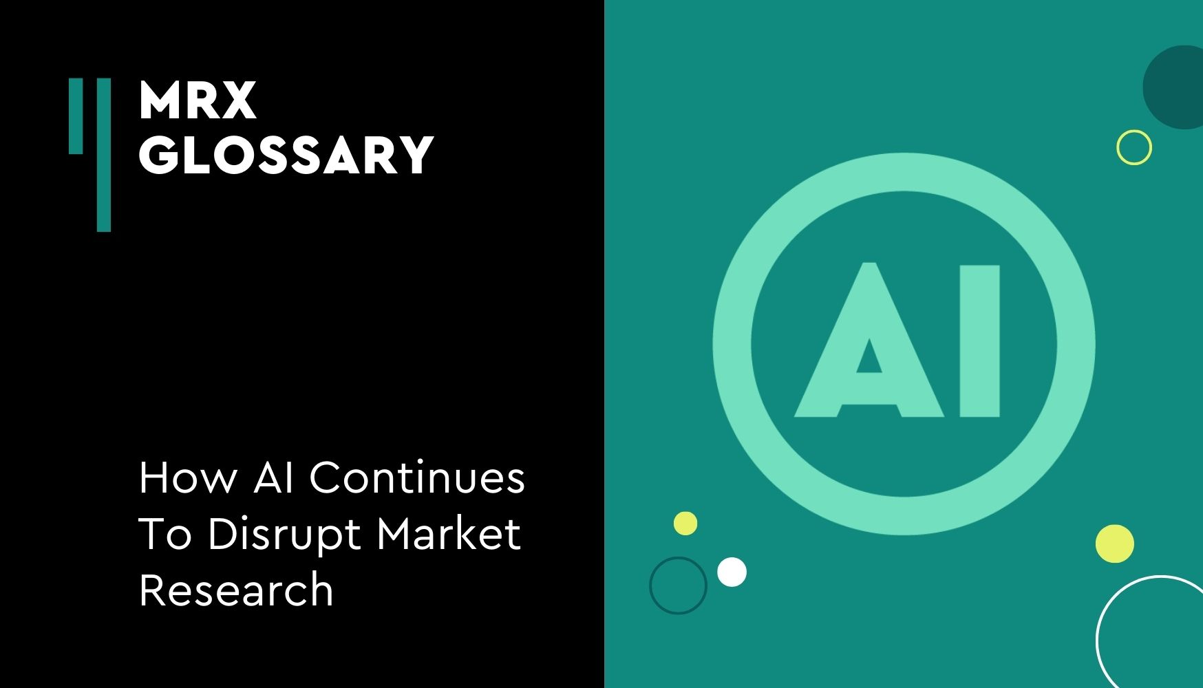 how ai continues to disrupt market research