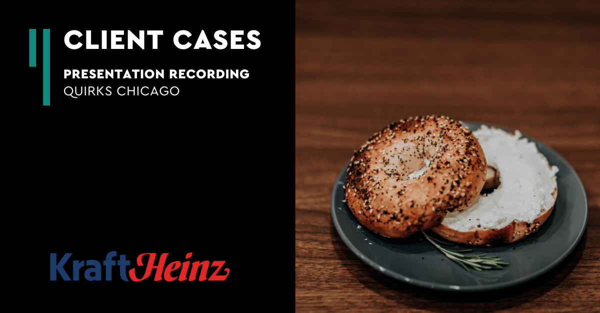 kraft heinz presentation recording quirks