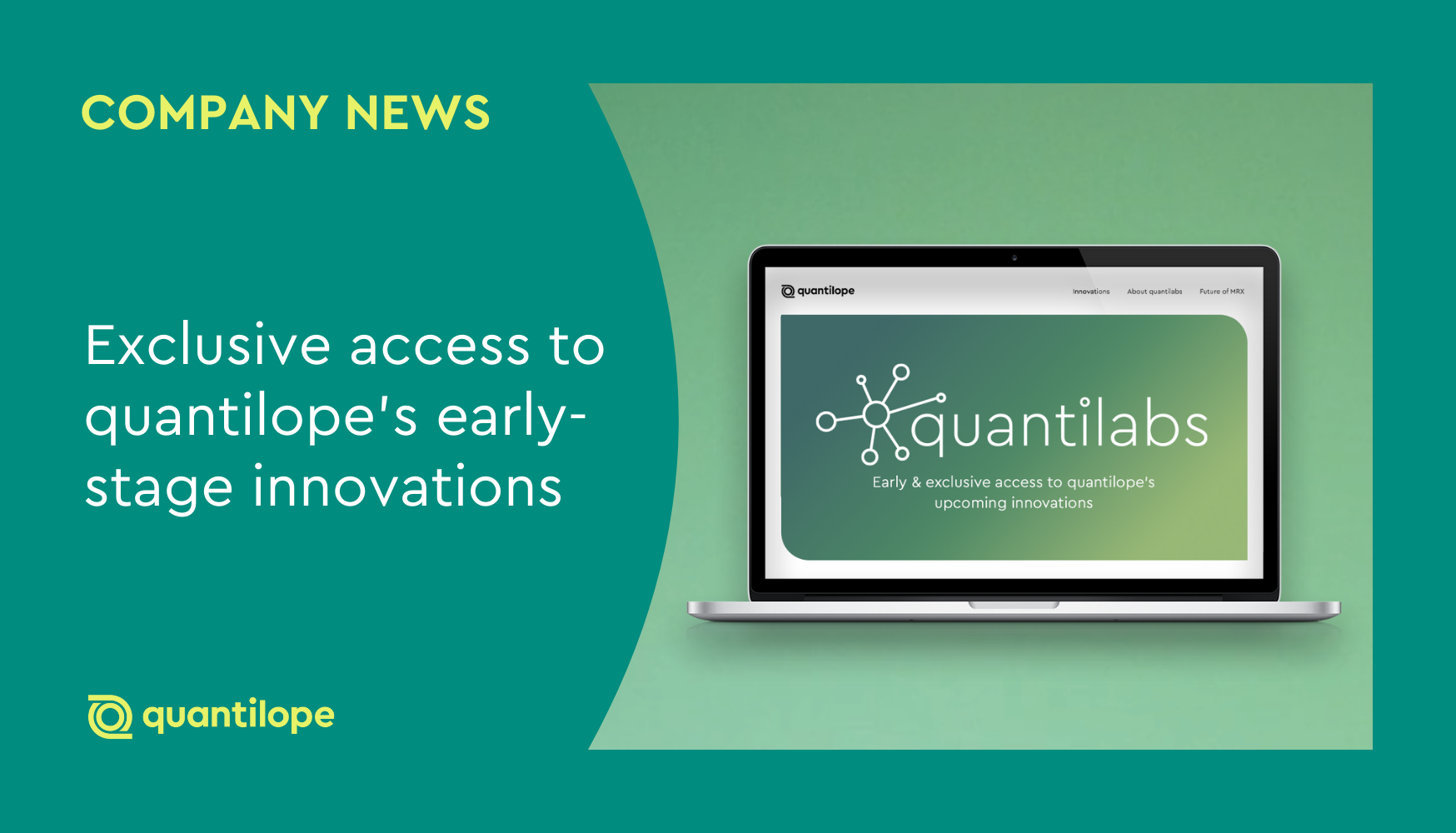 Introducing quantilabs: Your Exclusive Access to quantilope's Innovation Pipeline